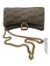 Balenciaga Taupe Coated Leather Monogram Magnetic Close Chain Bag Taupe