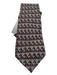 Dior Blue & Red Silk Abstract Men's Ties