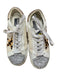 Golden Goose Shoe Size est 6 White Canvas & Leather Low Top lace up Sneakers White / est 6