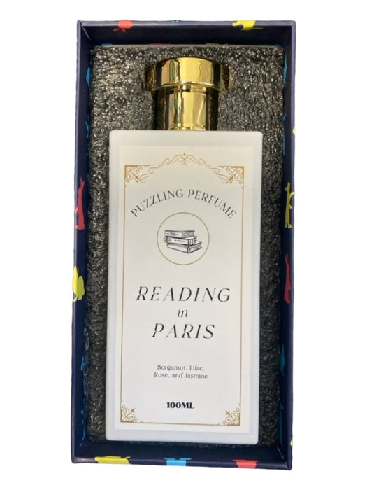 Puzzling Perfume White & Gold Glass Rectangle Full Bottle 100 ML Perfume White & Gold