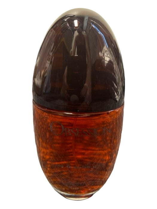 Calvin Klein Orange Glass Oval Vaporizer Full Bottle Perfume Orange