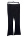 Frame Size 2 Black Cotton Denim Stretch Pull On Flare Pants Black / 2