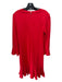 Kate Spade Size S Red Viscose & Polyester Scoop Neck Back Zip Darted Dress Red / S