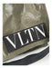 Valentino Garavani Olive Green Coated Canvas Silver Hardware Messenger Bag Bag Olive Green / XL