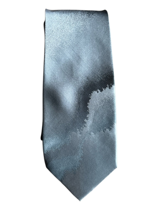 Balenciaga Vintage Silver Silk Men's Ties Silver