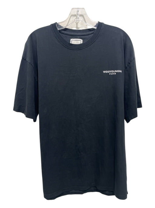 Wooyoungmi AS IS Size 50 Black & Multi-Color Graphic Men's Short Sleeve Black & Multi-Color / 50