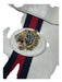 Gucci White, Red, Navy Blue Patent Leather Web Stripe Tote Shoulder Chain Bag White, Red, Navy Blue / XL
