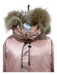 Canada Goose Size XL Peach Pink Nylon Goose Down Zip Coyote fur Puffer Coat Peach Pink / XL