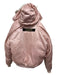 Canada Goose Size XL Peach Pink Nylon Goose Down Zip Coyote fur Puffer Coat Peach Pink / XL
