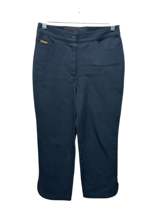 St John Size XS/S Black, Red, Green Cotton Blend High Rise Cherry Pockets Pants Black, Red, Green / XS/S