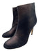 repetto Shoe Size 42 Purple & Black Leather Almond Toe Side Zip Shimmer Booties Purple & Black / 42
