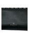 Valentino Garavani Black & Gold Leather Zip Close Rock Studs Continental Wallets Black & Gold