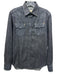Diesel Size S Dark Wash Cotton Button Down Men's Long Sleeve Shirt Dark Wash / S