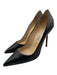 Manolo Blahnik Shoe Size 38 Black Leather Pointed Toe Pumps Black / 38