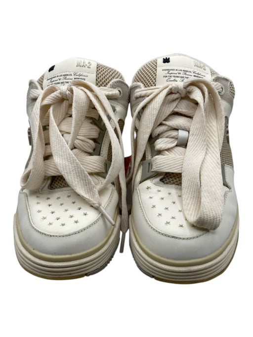 Amiri Shoe Size 9 White, Beige, Gray Leather & Synthetic Rubber Sole Sneakers White, Beige, Gray / 9