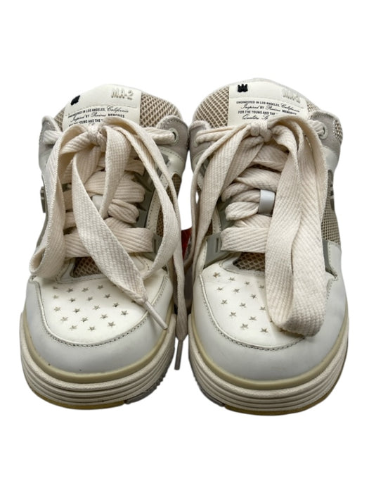 Amiri Shoe Size 9 White, Beige, Gray Leather & Synthetic Rubber Sole Sneakers White, Beige, Gray / 9