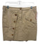Burberry London Size 8 Khaki Beige Cotton Mini Pockets Trench Skirt Khaki Beige / 8