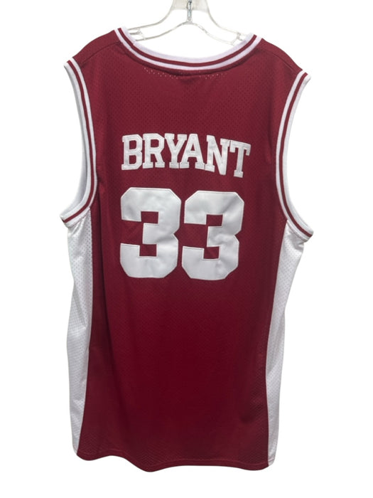 Unlimited Classics Size XL Red & White Synthetic Mesh Basketball Men's Tank Top Red & White / XL