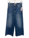 Frame Size 25 Medium Wash Cotton Blend Denim Wide Leg Button & Zip Fly Jeans Medium Wash / 25