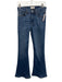 Frame Size 26 Medium Wash Cotton Blend Denim High Waist Button & Zip Fly Jeans Medium Wash / 26