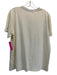 Gucci x Disney Size L Cream & Multi Cotton Graphic Logo Short Sleeve T Shirt Top Cream & Multi / L