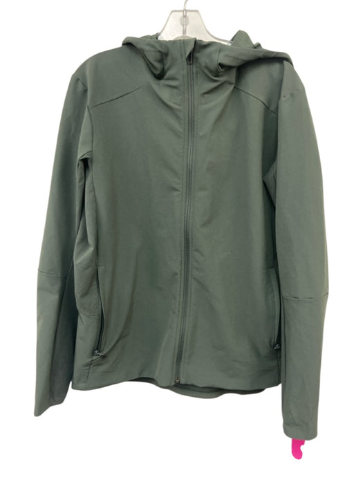 Lululemon Size M Olive Green Polyester Solid hood Men's Jacket Olive Green / M