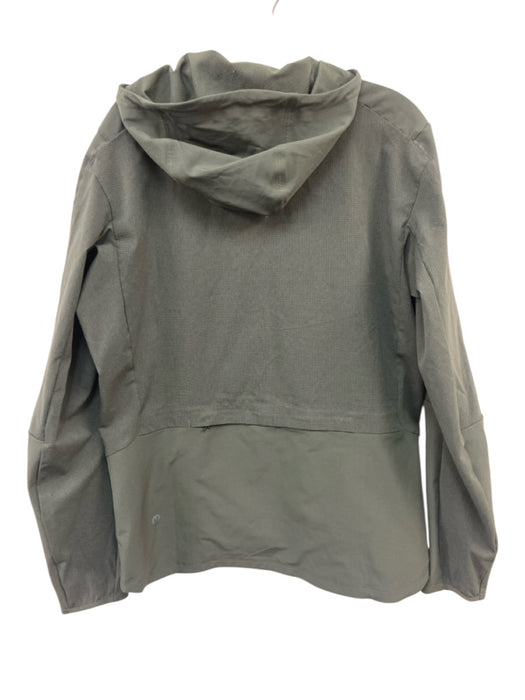 Lululemon Size M Olive Green Polyester Solid hood Men's Jacket Olive Green / M