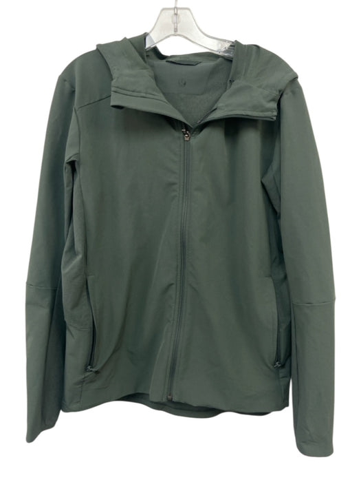 Lululemon Size M Olive Green Polyester Solid hood Men's Jacket Olive Green / M