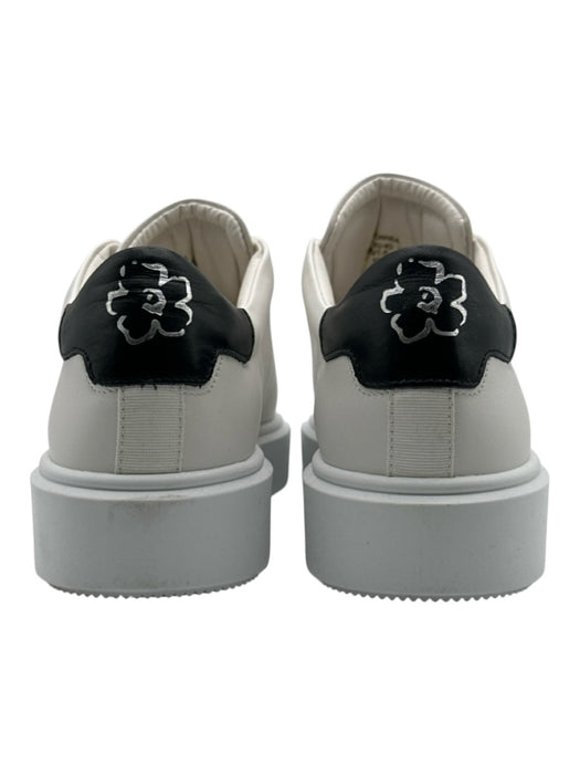 Ted Baker Shoe Size 9.5 White & Black Leather Solid Men's Shoes White & Black / 9.5