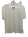 Fendi Jeans Size Est M Cream White Polyester Blend Textured Knit Monogram Top Cream White / Est M