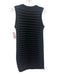 Varley Size XS Black & White Cotton Textured Knit Sleeveless Ribbed Hem Dress Black & White / XS