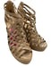 Christian Louboutin Shoe Size 38 Beige Leather Upper Snakeskin Back Zip Sandals Beige / 38