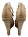 Christian Louboutin Shoe Size 38 Beige Leather Upper Snakeskin Back Zip Sandals Beige / 38