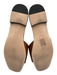 Gucci Shoe Size 36 Tan Brown Leather Upper Interlocking GG Cutout Slide Sandals Tan Brown / 36