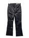 Rag & Bone Size 27 Black Cotton Coated Zip & Button High Waist Flare Pants Black / 27
