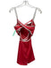Free People Movement Size S Red & White Polyester Blend Contrast Trim Dress Red & White / S
