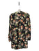 Alice & Olivia Size XS Brown & Multi Viscose Button Down Floral Print Dress Brown & Multi / XS