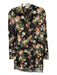 Alice & Olivia Size XS Brown & Multi Viscose Button Down Floral Print Dress Brown & Multi / XS