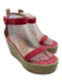 Gianvito Rossi Shoe Size 38 Pink & Beige Leather Upper Ankle Buckle Sandals Pink & Beige / 38