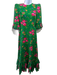 The Vampire's Wife Size 8 Green, Pink & Multi Cotton & Silk Floral Dress Green, Pink & Multi / 8