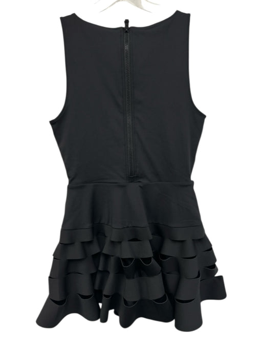 Urban Savage Size S Black Polyester Blend Sleeveless Cutout Detailing Dress Black / S
