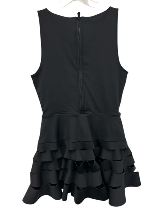 Urban Savage Size S Black Polyester Blend Sleeveless Cutout Detailing Dress Black / S