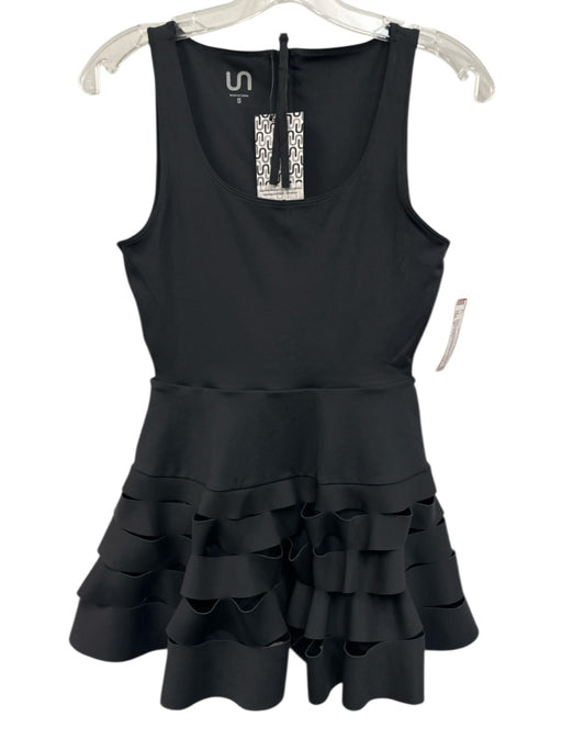 Urban Savage Size S Black Polyester Blend Sleeveless Cutout Detailing Dress Black / S