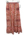 Cleobella Size XS Pink, Orange, Blue Organic Cotton Floral Elastic Waist Skirt Pink, Orange, Blue / XS