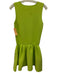 English Factory Size XS Lime Green Viscose Blend Knit Sleeveless Puff Dress Lime Green / XS