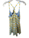 Outdoor Voices Size M Yellow & Blue Nylon Blend Built in bra Athletic Dress Yellow & Blue / M