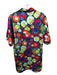 Emily McCarthy Size S Teal & Multi Polyester Long Balloon Sleeve Circles Dress Teal & Multi / S