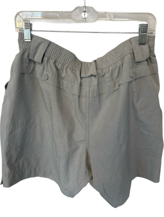 AFTCO Size 34 Gray Polyester Blend Cargo Pocket Athletic Men's Shorts Gray / 34