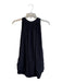 Helmut Lang Size Large Black Viscose Tie at Neck Sleeveless Flowy Top Black / Large