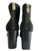 Adrienne Vittadini Shoe Size 8.5 Black Suede Back Zip Stacked Heel Booties Black / 8.5